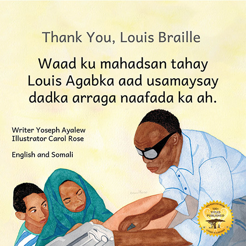 Thank You, Louis Braille in English and Somali